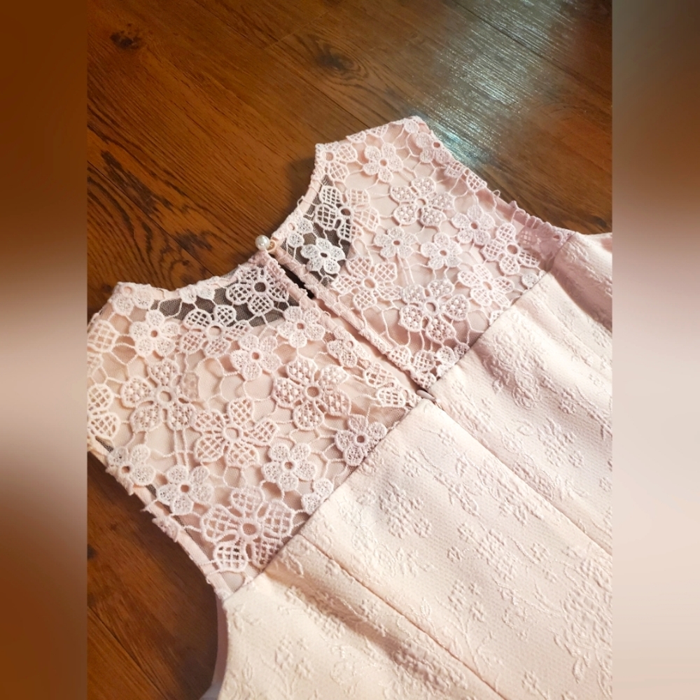 Karl Lagerfeld Baby Pink Formal Dress Size 6